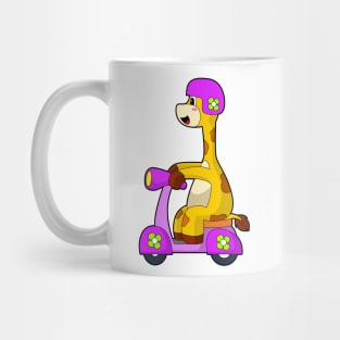 Giraffe Scooter Mug